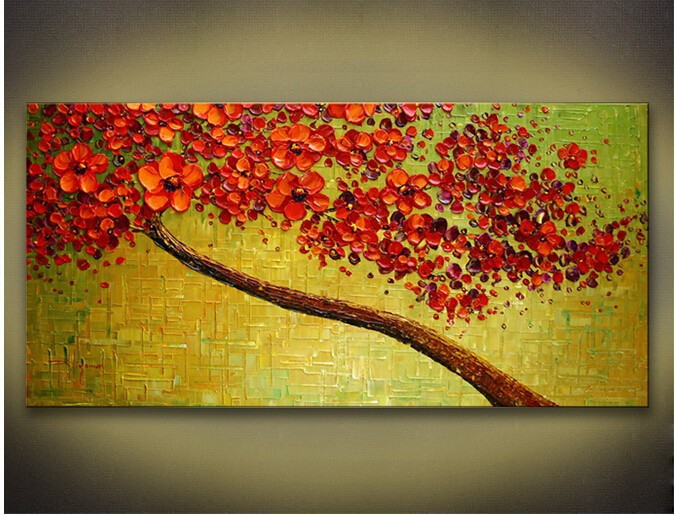 Telas em oleo abstrato