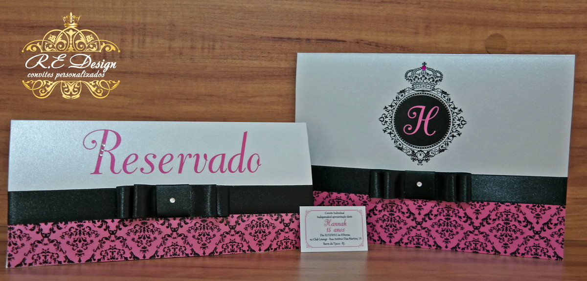convite para 15 anos papel brilhante no elo7 r e design convites