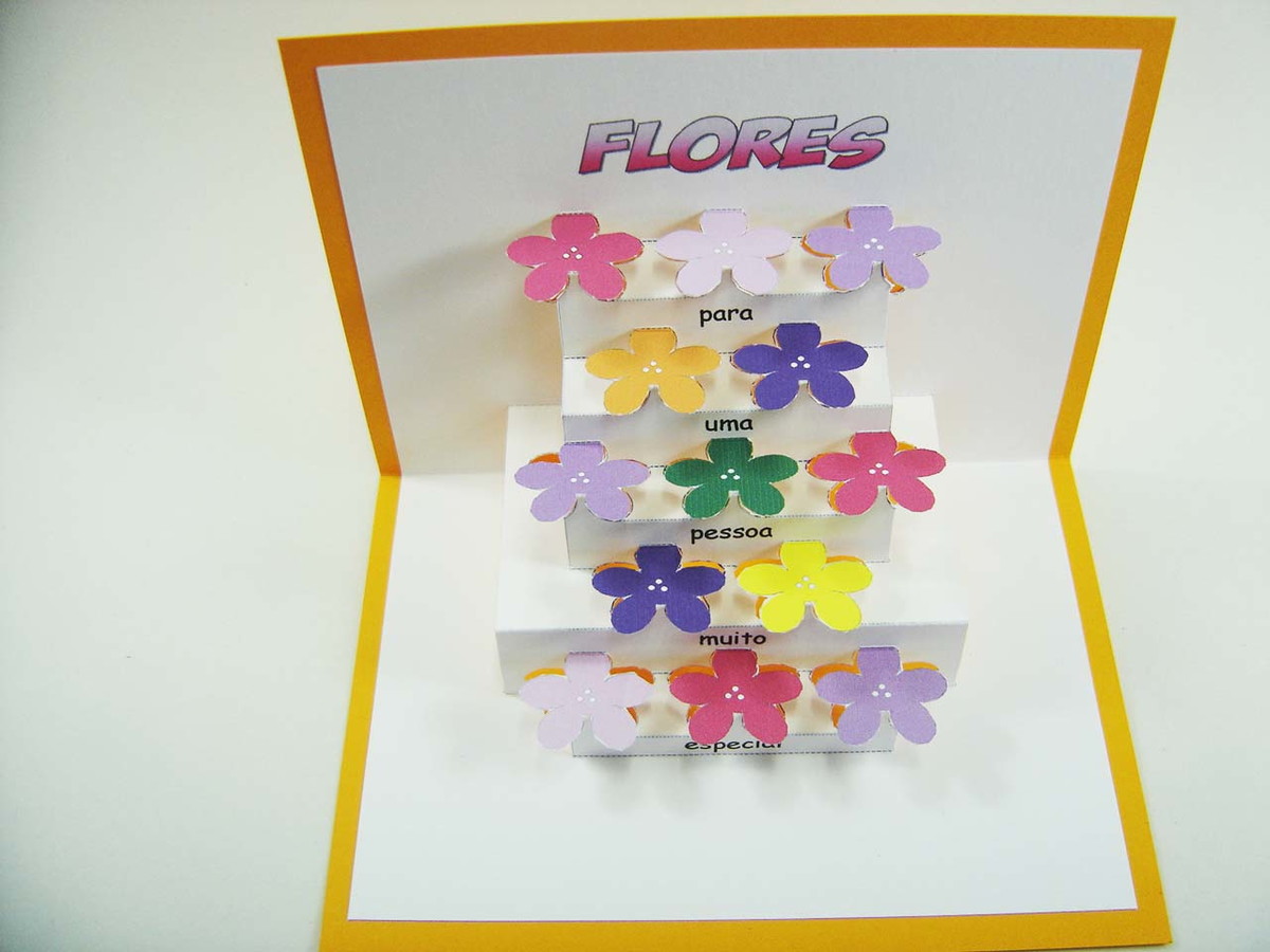 Cart u00e3o Flores cod 10914 no Elo7 KIRIGAMI (F5BAF) Armário Em Inglês Como Se Escreve ~ Cart u00e3o Flores cod 10914 no Elo7 KIRIGAMI (F5BAF)
