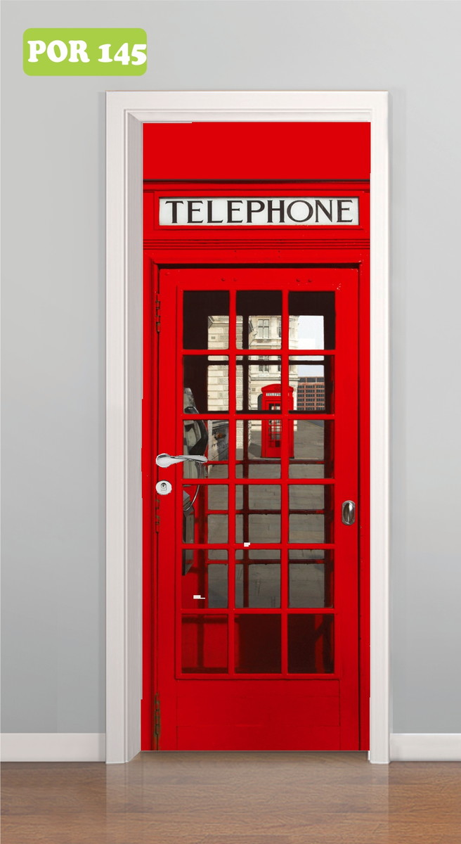 Adesivo de Porta Cabine Telefone Londres Central do Adesivo Elo7 Armário Quarto Pequeno ~ Adesivo de Porta Cabine Telefone Londres Central do Adesivo Elo7