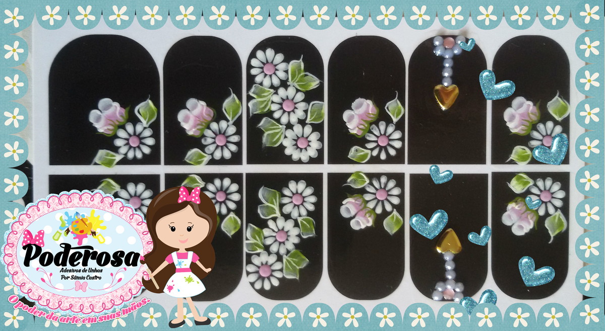 Adesivo Artesanal Jóia de Unha Poderosa Adesivos de Unhas Elo7 Barbeador Aparador Oneblade ~ Adesivo Artesanal Jóia de Unha Poderosa Adesivos de Unhas Elo7