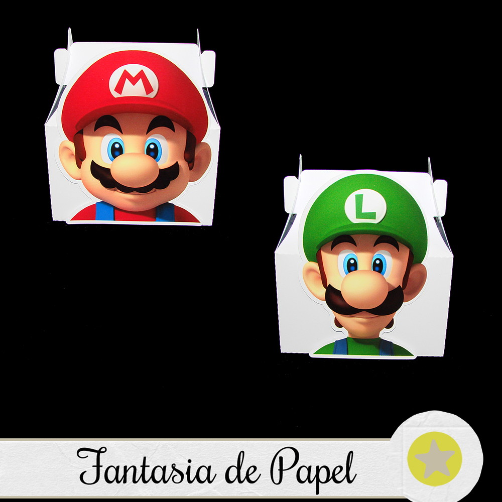 caixa mario bros e