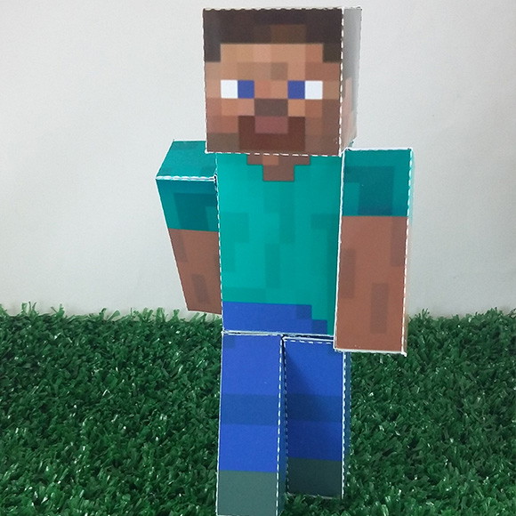 steve minecraft em papercraft no elo7 drika design 75e855