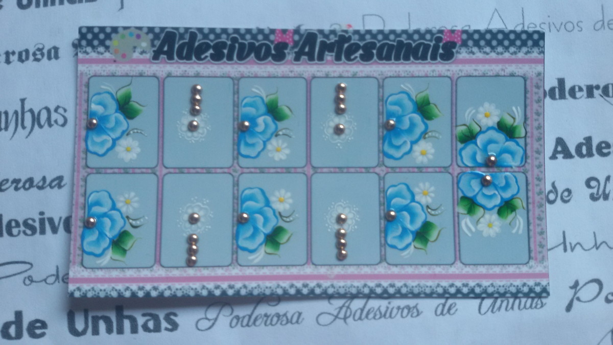 Adesivo Artesanal Jóia de Unha Poderosa Adesivos de Unhas Elo7 Barbeador Aparador Oneblade ~ Adesivo Artesanal Jóia de Unha Poderosa Adesivos de Unhas Elo7