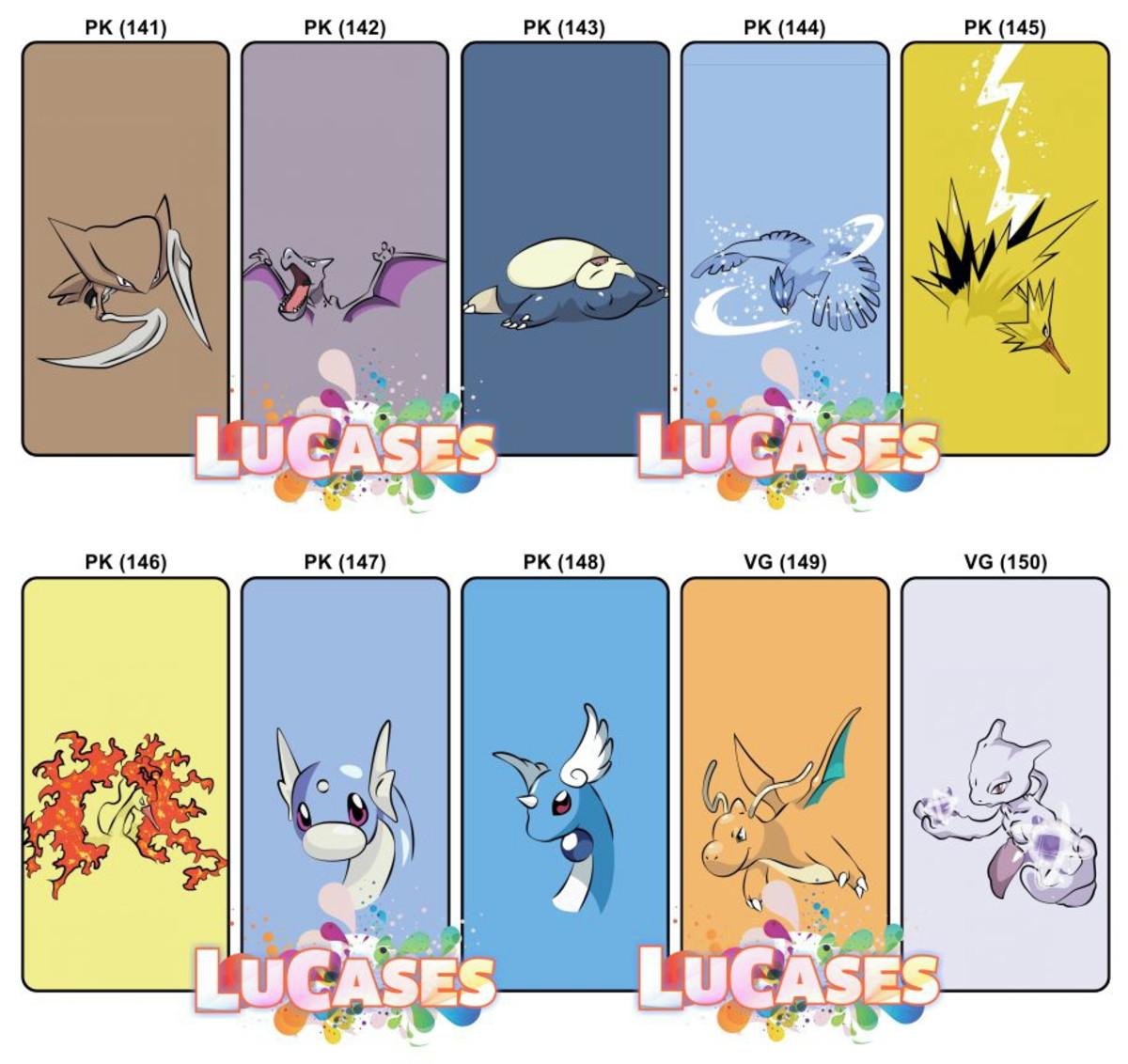 capa celular dragonite mew