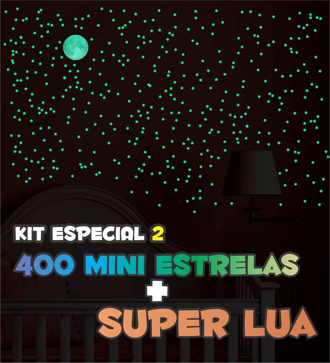 Adesivos que brilham no escuro KIT 2 M1 Adesivos Decorativos Elo7 Armario Segunda Mano Mallorca ~ Adesivos que brilham no escuro KIT 2 M1 Adesivos Decorativos Elo7