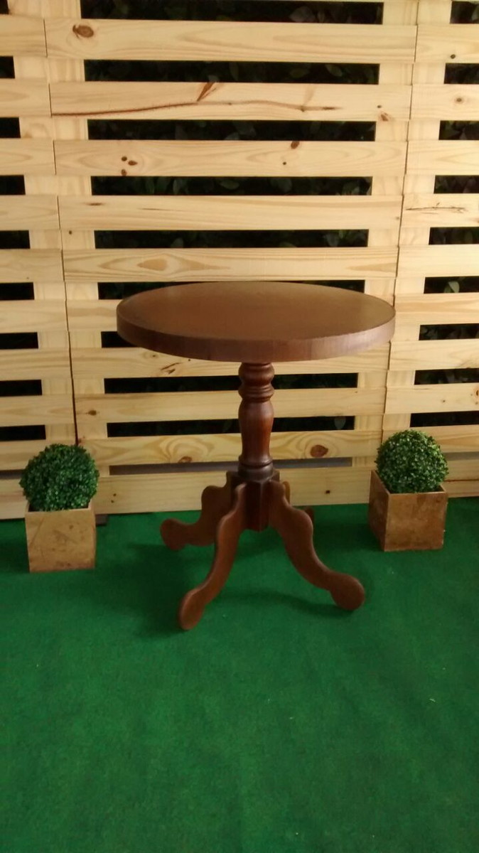 Aparador torneado com tampo redondo Provençal Artes e Decoraç u00e3o Elo7 Diva Artesanato Resende Costa ~ Aparador torneado com tampo redondo Provençal Artes e Decoraç u00e3o Elo7