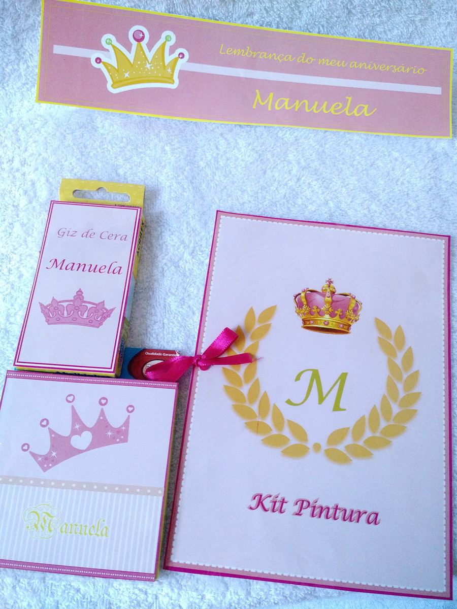 kit desenho coroa princesa 20x14 no elo7 moniquiti