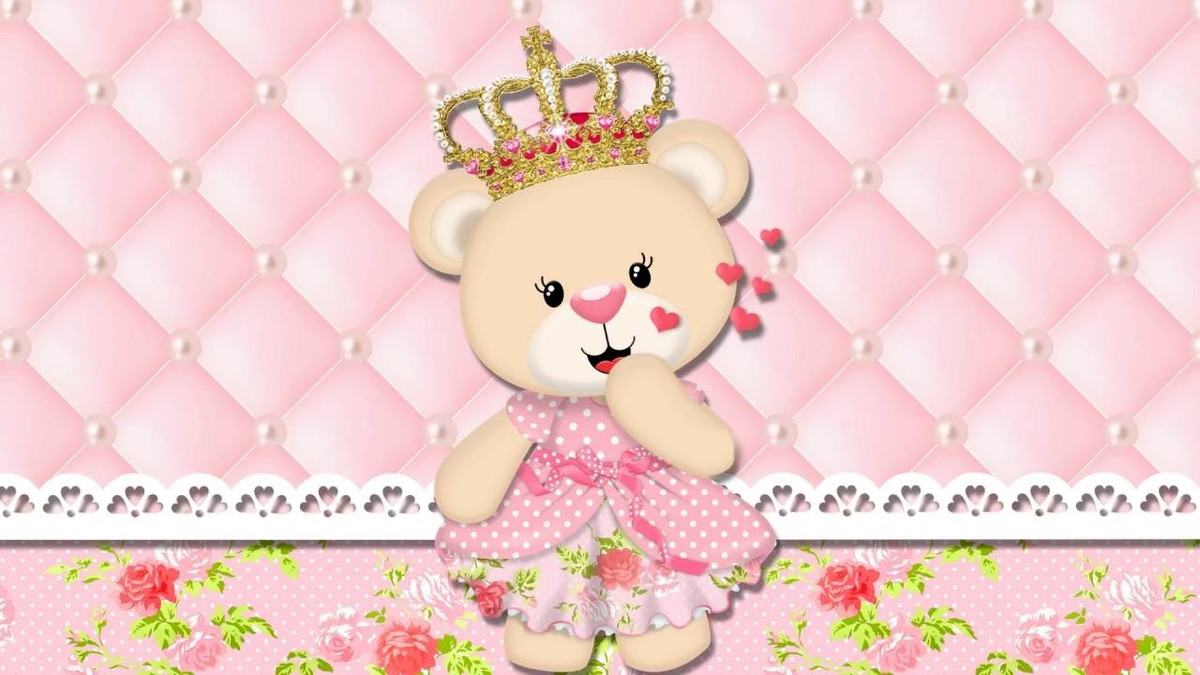 convite ursinha princesa digital no elo7 arte e recorte papel