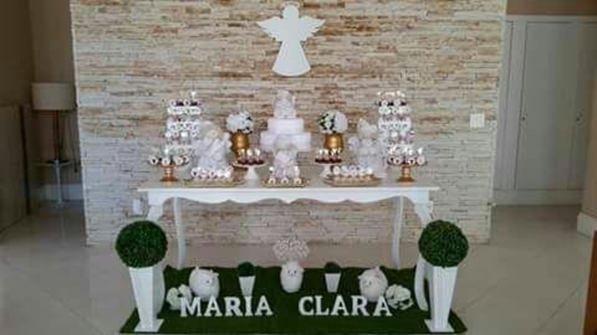 Batizado branco e dourado no Elo7 Bellana Decoraç u00e3o (81F43B) -> Decoracao De Batizado Branco Com Dourado Batizado branco e dourado no Elo7 Bellana Decoraç u00e3o (81F43B) -> Decoracao De Batizado Branco Com Dourado