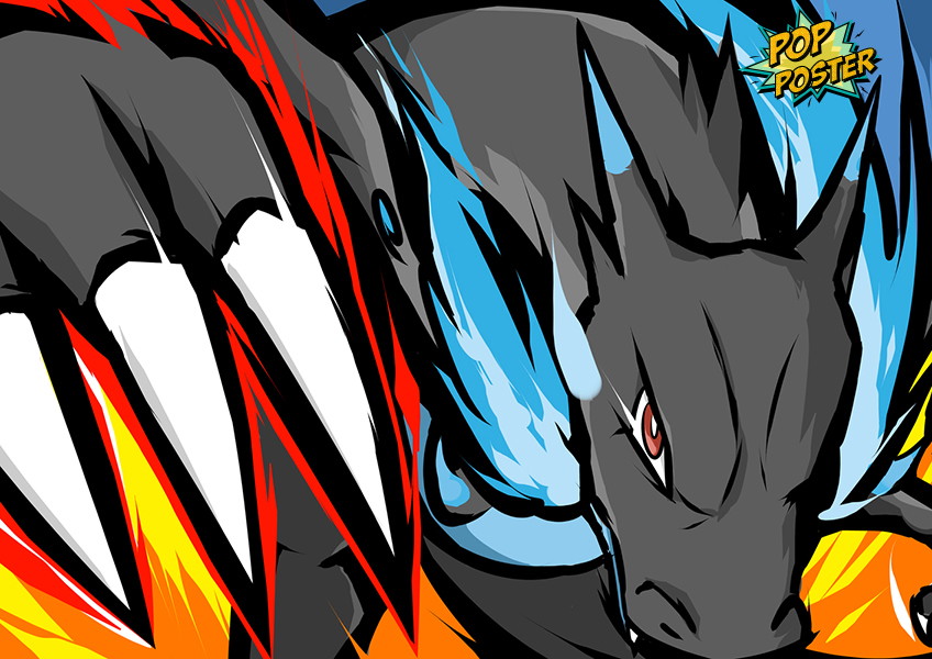 mega charizard x garra