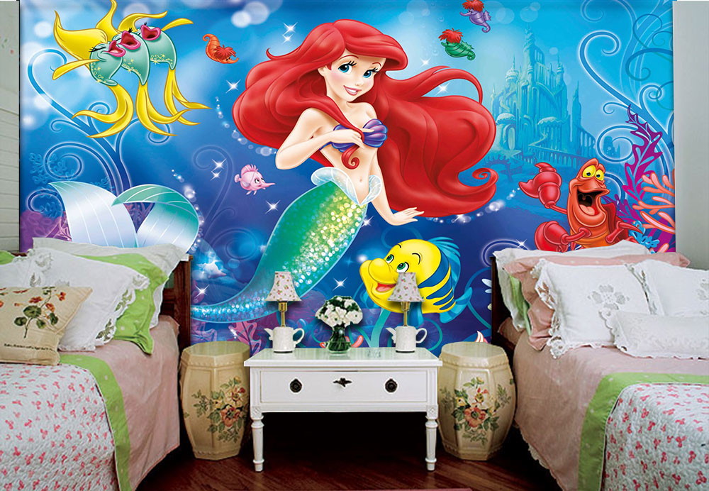 Papel de Parede Infantil Pequena Sereia UP Adesivos 3D Elo7 Adhesivo De Montaje Para Madera ~ Papel de Parede Infantil Pequena Sereia UP Adesivos 3D Elo7