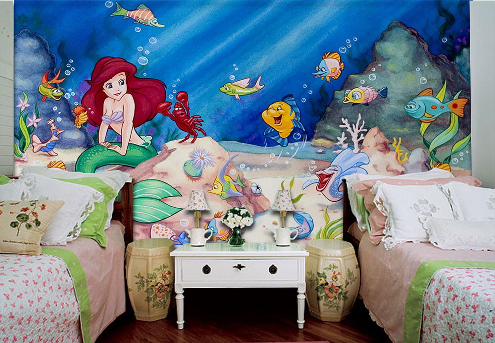 Papel de Parede Infantil Pequena Sereia UP Adesivos 3D Elo7 Adhesivo De Montaje Para Madera ~ Papel de Parede Infantil Pequena Sereia UP Adesivos 3D Elo7