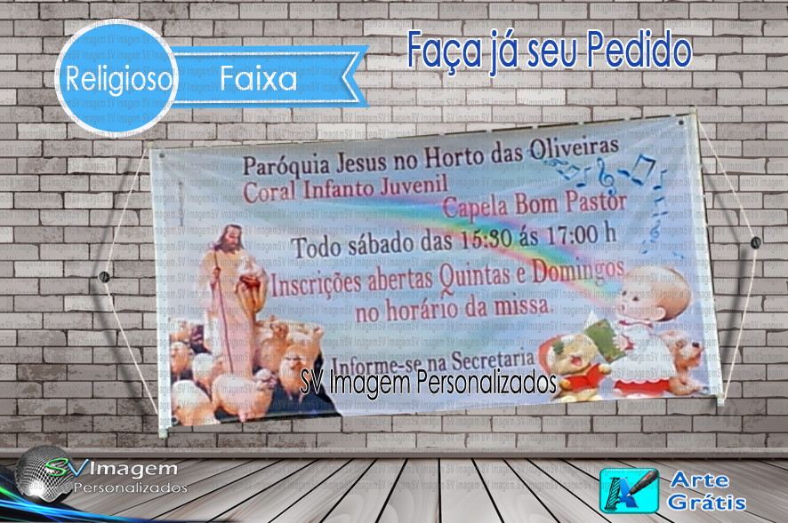 Faixa e Banner Corporativo - Igreja e Co no Elo7