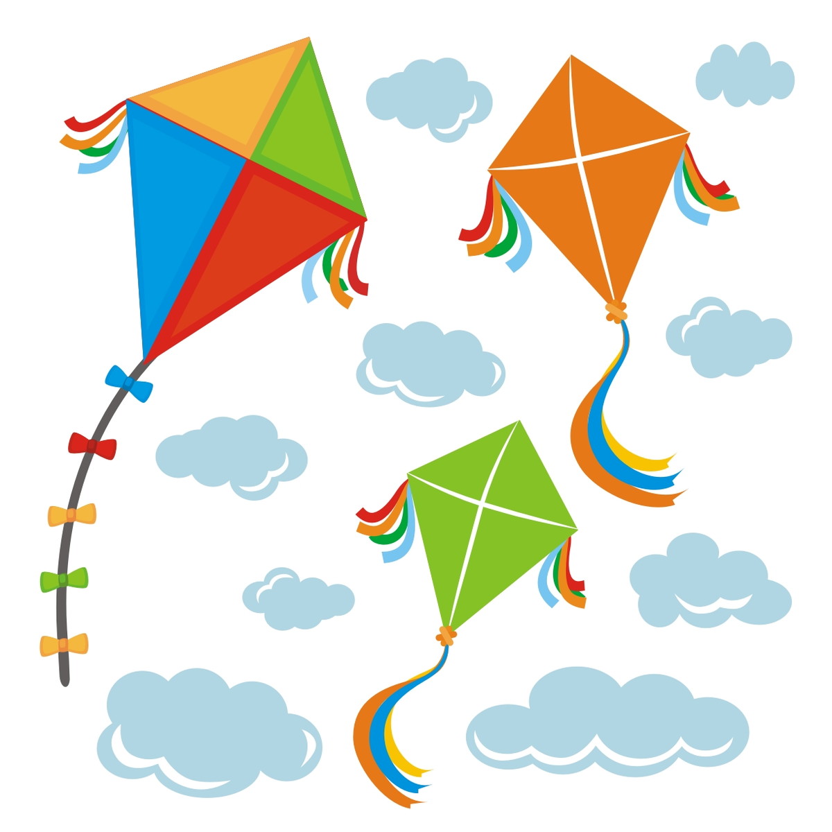 adesivo pipa infantil e nuvens 02 no elo7 quartinhodecorado 8c09d3