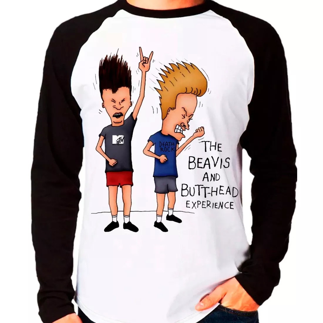 Camiseta Beavis And Butthead Manga Longa no Elo7 Loja EANIME (8D09D3)