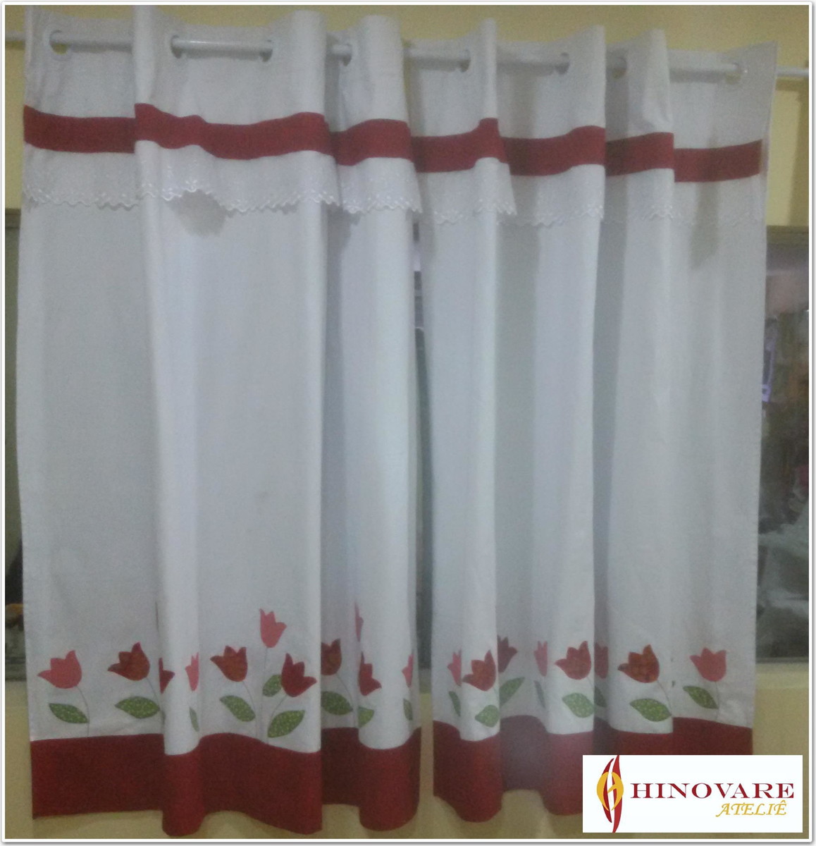 Cortina Janela Brim Tulipas 150 X 260 Cm No Elo7 Hinovare Ateli Cortina Janela Brim Tulipas 150 X 260 Cm No Elo7 Hinovare Ateli