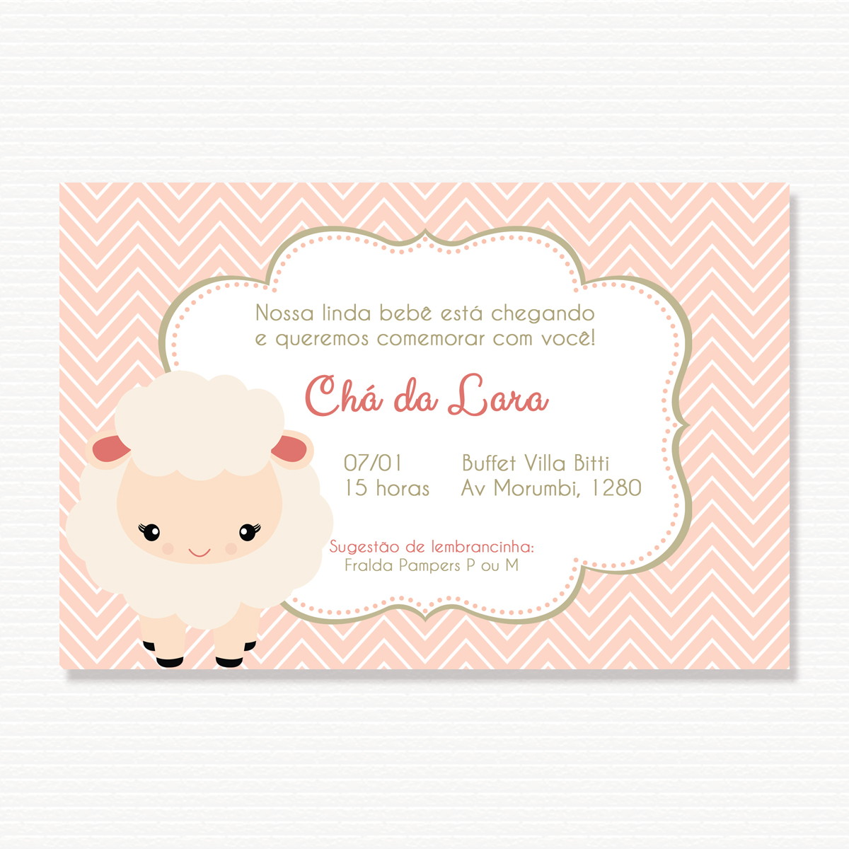 Featured image of post Convite De Ovelhinha Para Editar