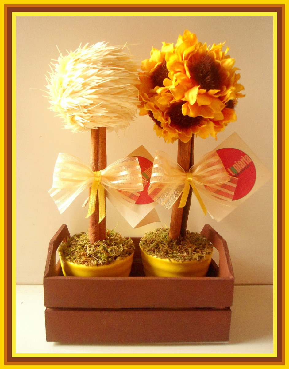 Topiaria de Trigo Girassol FF Arteria Arte e Decoraç u00e3o Elo7 Adesivo De Borboleta Para Geladeira ~ Topiaria de Trigo Girassol FF Arteria Arte e Decoraç u00e3o Elo7