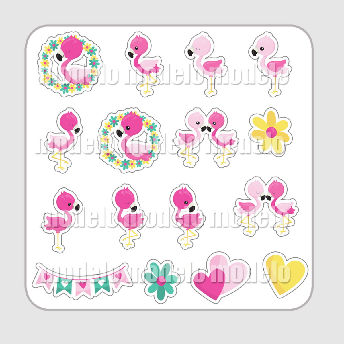 Cartela de adesivos Flamingo cute no Elo7 Léa foto e arte (8F0ADA) Adesivo Para Levantar Mama Funciona ~ Cartela de adesivos Flamingo cute no Elo7 Léa foto e arte (8F0ADA)