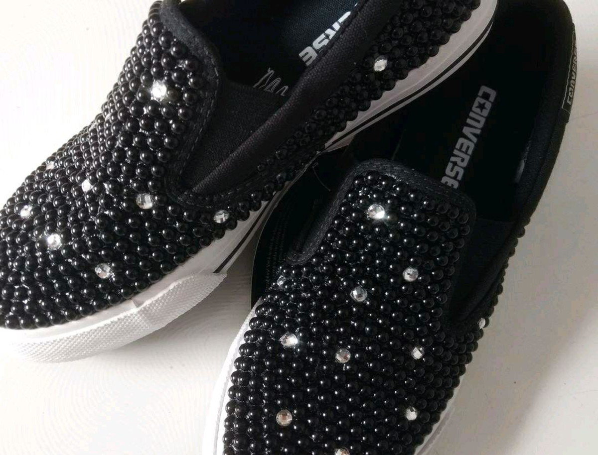 tenis all star com strass