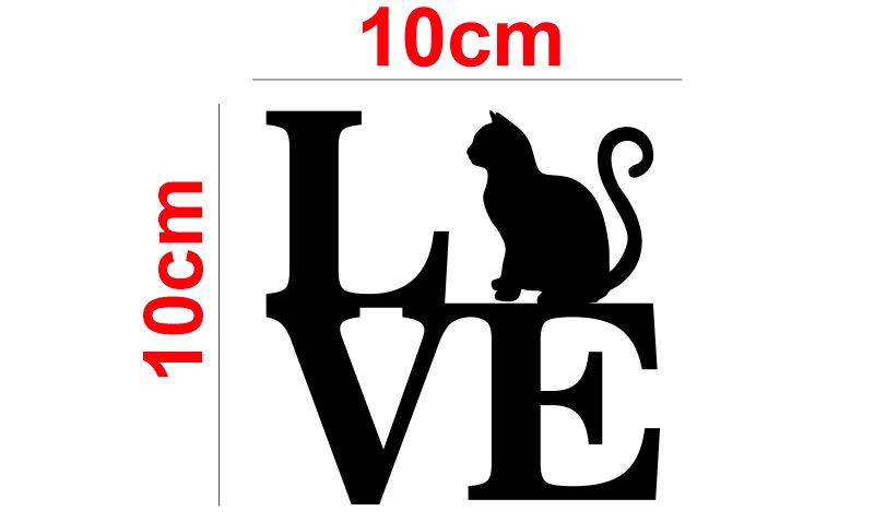 Adesivo Love Gato Cat Para Carro Note Clicsul Adesivos Elo7 Aparador Pequeno De Madeira ~ Adesivo Love Gato Cat Para Carro Note Clicsul Adesivos Elo7