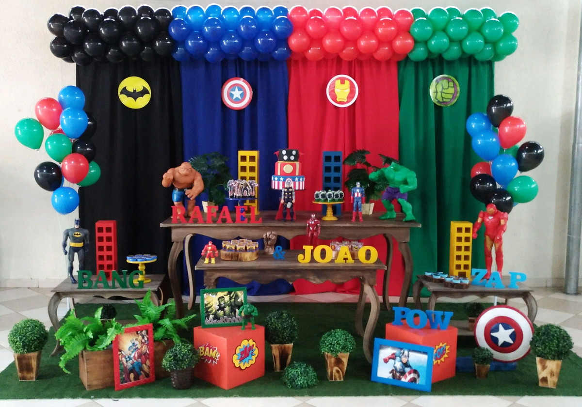 Decoraç u00e3o Heróis Rústica no Elo7 Rede Festas Decorações (88146F) # Decoração De Festa Os Vingadores Decoraç u00e3o Heróis Rústica no Elo7 Rede Festas Decorações (88146F) # Decoração De Festa Os Vingadores