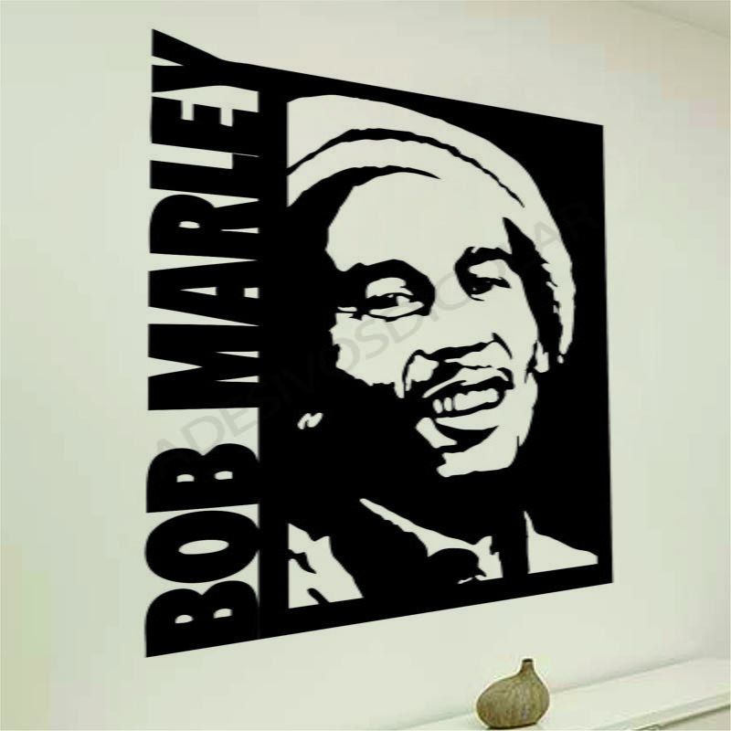 Adesivo JOVENS Rosto Bob Marley Adesivos Dicolar Elo7 Aparador Moveis ~ Adesivo JOVENS Rosto Bob Marley Adesivos Dicolar Elo7