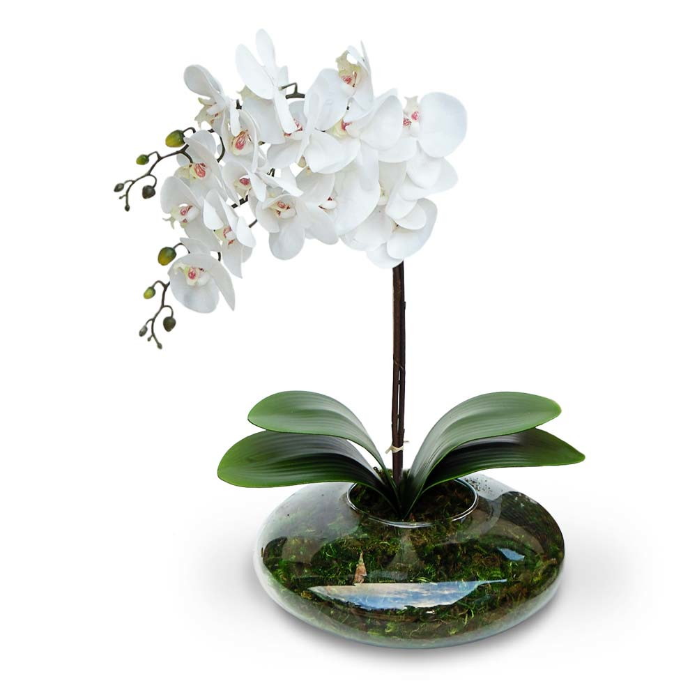 Arranjo de flores artificiais orquideas | Elo7 Produtos Especiais