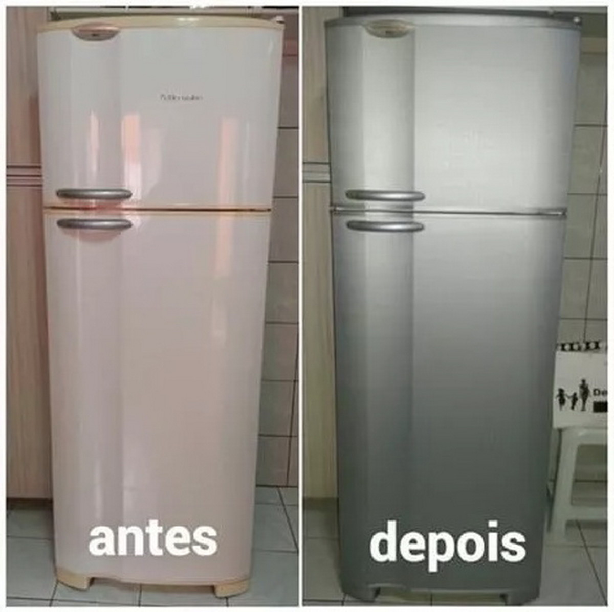 KIT Geladeira Envelopamento INOX Prata no Elo7 Vem Decorar Artigos e Adesivos Decorativos Aparador Sala De Jantar ~ KIT Geladeira Envelopamento INOX Prata no Elo7 Vem Decorar Artigos e Adesivos Decorativos