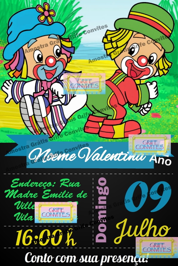 convite digital chalkboard patati patata arte digital no elo7