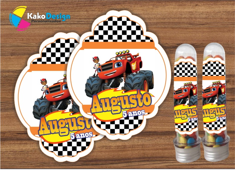 adesivo para tubete monster
