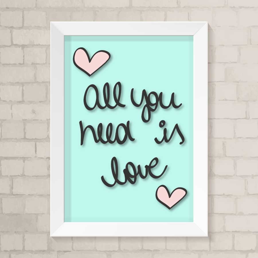 quadro a4 all you