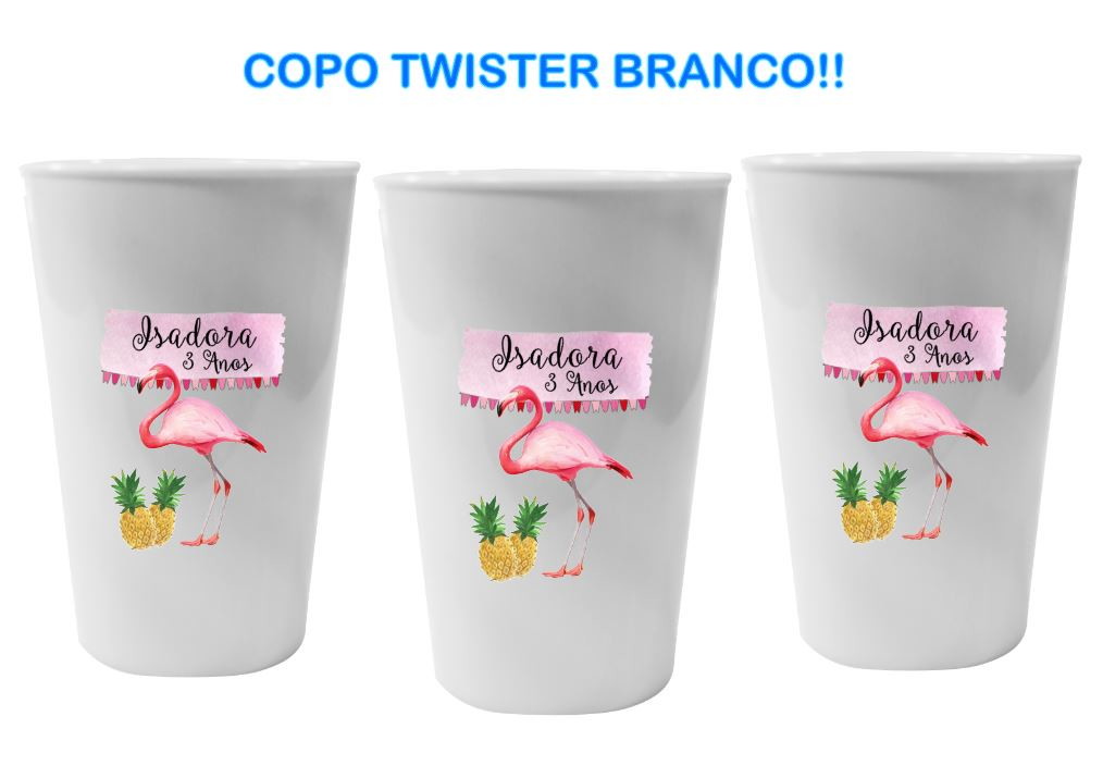 Copo Twister Flamingo e abacaxi Adedonha Festa Elo7 Aparadores Gris Ceniza ~ Copo Twister Flamingo e abacaxi Adedonha Festa Elo7