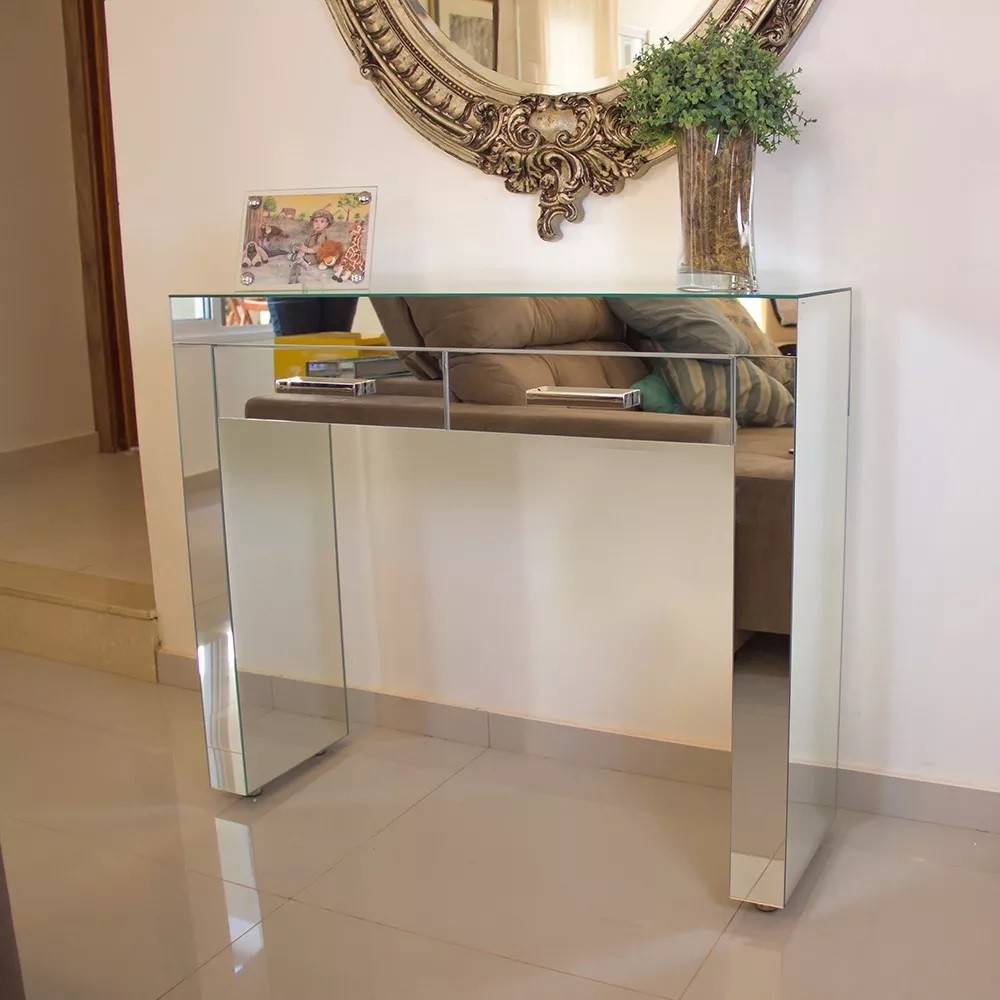 Aparador Espelhado Lapidado 120x40x85 no Elo7 Amplo Artesanato De Jornal Como Pintar ~ Aparador Espelhado Lapidado 120x40x85 no Elo7 Amplo
