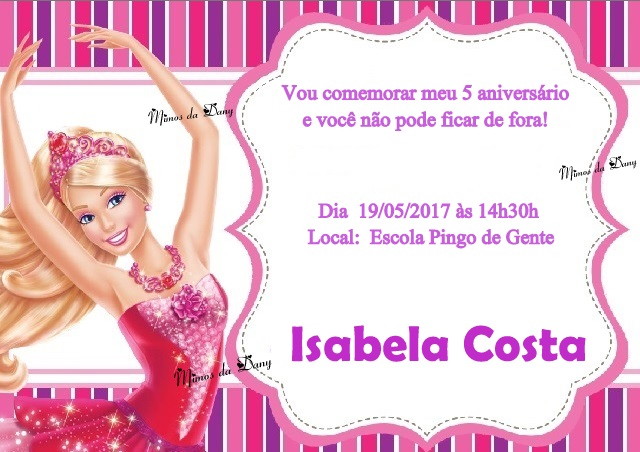 Featured image of post Convite Da Barbie