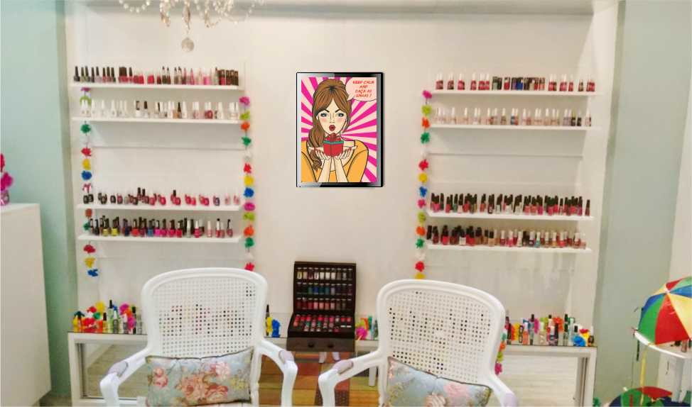 Poster decorativo para esmalteria manicure sal u00e3o beleza no Elo7 Escolha posters (A0C3AF) # Decoração De Esmalteria Pequena Poster decorativo para esmalteria manicure sal u00e3o beleza no Elo7 Escolha posters (A0C3AF) # Decoração De Esmalteria Pequena