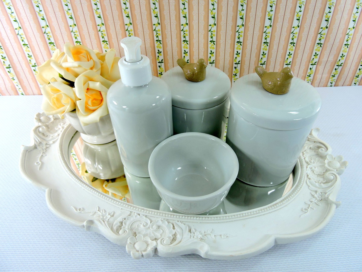 Kit Higiene Quarto Do Beb Passarinho Porcelana Ateli Casa E ~ Espelho Para Quarto Infantil E Quarto De Bebe Cavalinho Kit Higiene Quarto Do Beb Passarinho Porcelana Ateli Casa E ~ Espelho Para Quarto Infantil E Quarto De Bebe Cavalinho