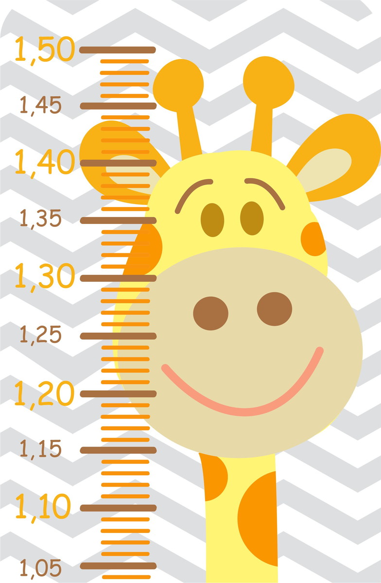 ADESIVO DE PAREDE RÉGUA MEDIDORA GIRAFA WALL MAGIC Adesivos Elo7 Artesanato Mineiro Onde Comprar ~ ADESIVO DE PAREDE RÉGUA MEDIDORA GIRAFA WALL MAGIC Adesivos Elo7