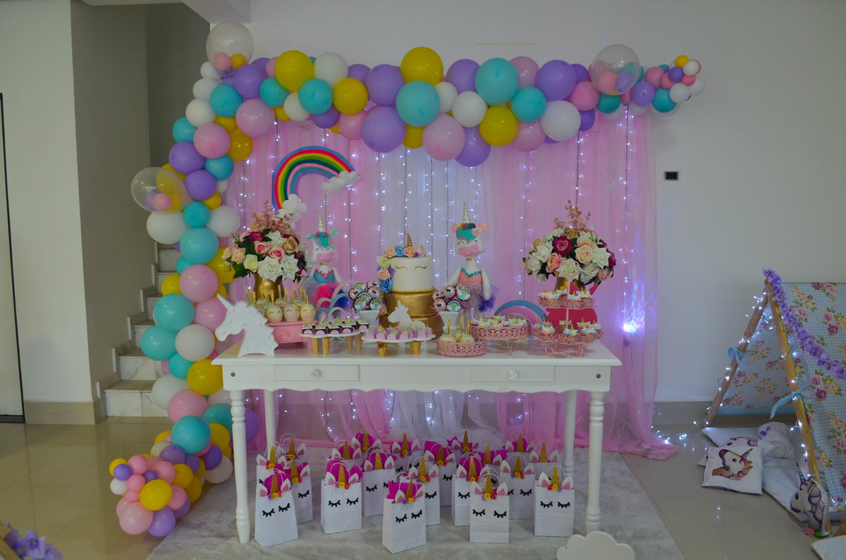 Arco Desconstruído Tema Unicórnio no Elo7 Colombina Festas (AAB86B) # Decoracao De Balao Unicornio Arco Desconstruído Tema Unicórnio no Elo7 Colombina Festas (AAB86B) # Decoracao De Balao Unicornio
