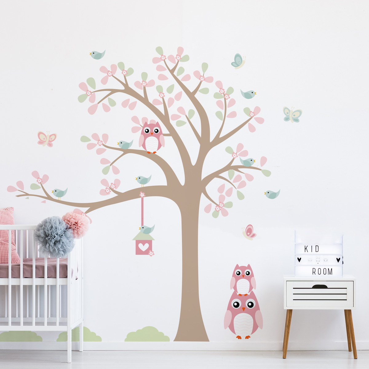 Adesivo de Parede Quarto Arvore Baby Coruja Quartinhos Adesivo De Parede Para Quarto ~ Adesivo de Parede Quarto Arvore Baby Coruja Quartinhos