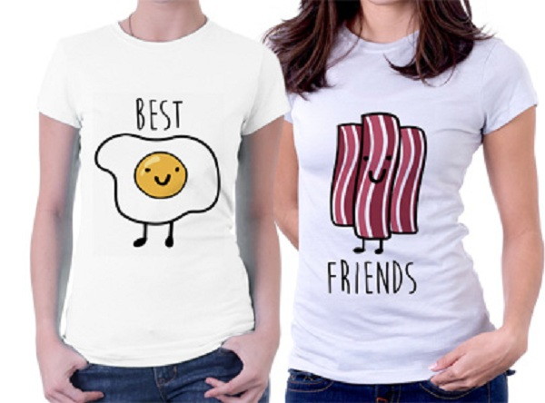 camisetas amigas best friends