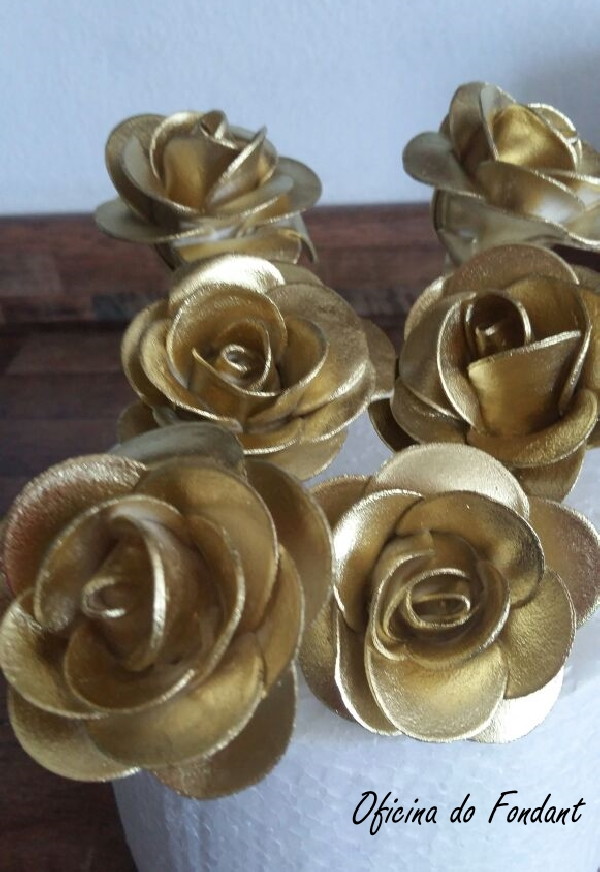 Rosa artesanal lembrancinha de casamento Bodas de Ouro no Elo7 Oficina do Fondant (8EDDE8) Adesivo Joia De Unha ~ Rosa artesanal lembrancinha de casamento Bodas de Ouro no Elo7 Oficina do Fondant (8EDDE8)