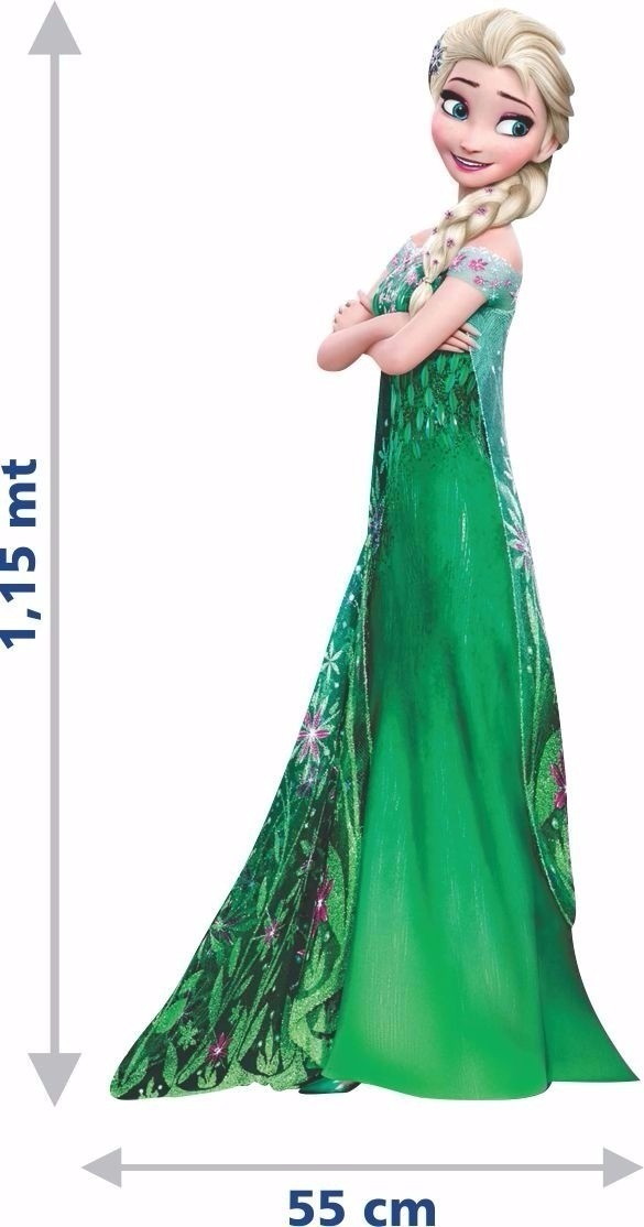 Adesivo Parede Frozen Fever Elza Tamanho Grande Em Hd Adesivo De Parede Frozen ~ Adesivo Parede Frozen Fever Elza Tamanho Grande Em Hd