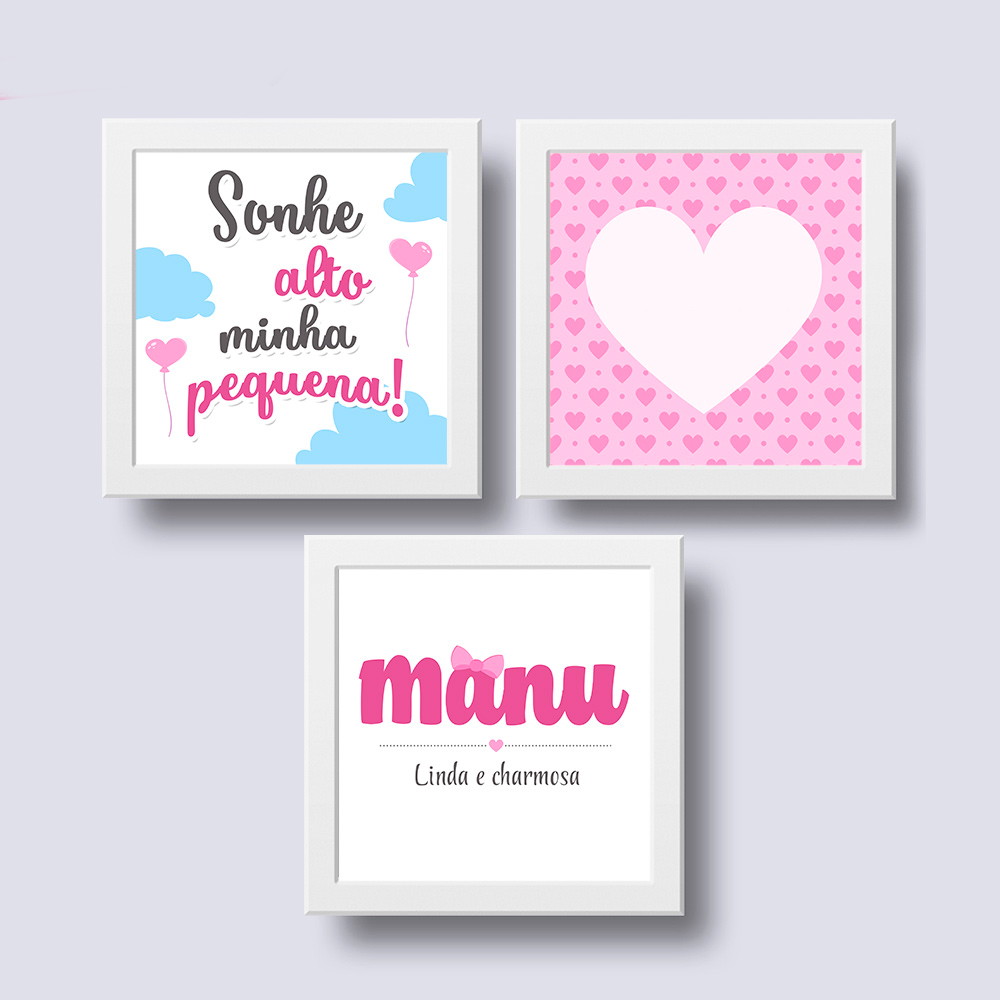 Quadrinhos decorativos para quarto Quadrinhos decorativos para quarto