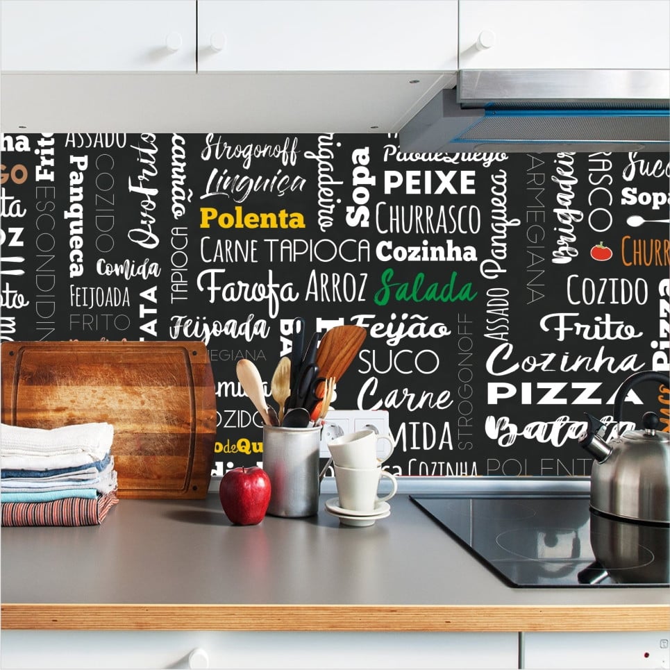 Papel De Parede Para Cozinha Gourmet 2m Vinilico M125 No Elo7 Papel De Parede Para Cozinha Gourmet 2m Vinilico M125 No Elo7