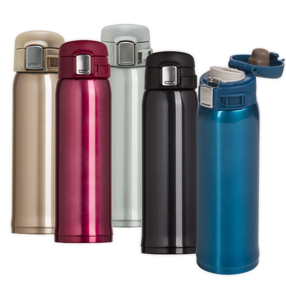 Garrafa térmica 450ml em inox de alta qualidade 13766 no Elo7 | Online presentes e Brindes (B23121)