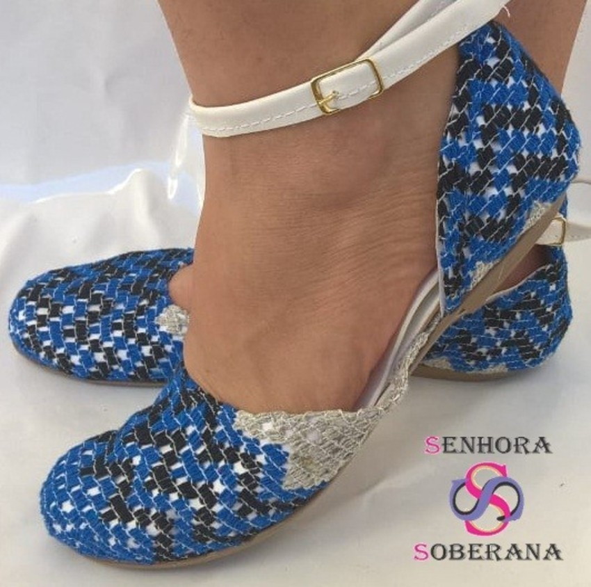 sapatilha salome bico fino