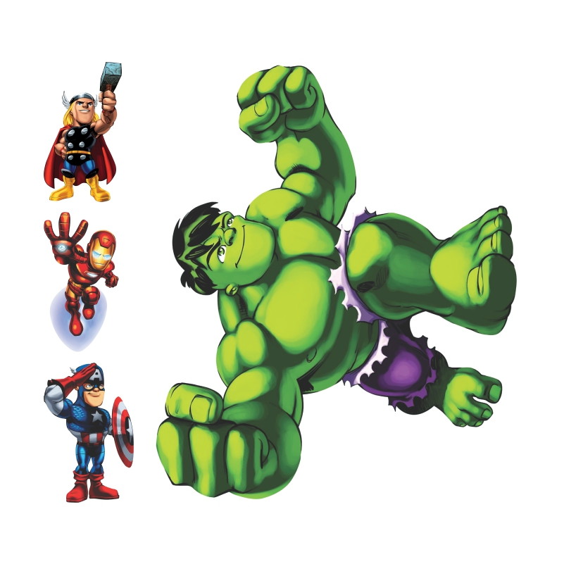adesivo super hero squad