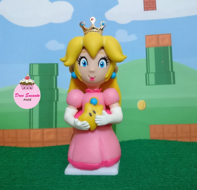 princesa peach super mário no elo7 doce encanto ateliê arte em